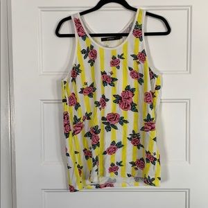 JOYRICH stripe and floral tank top